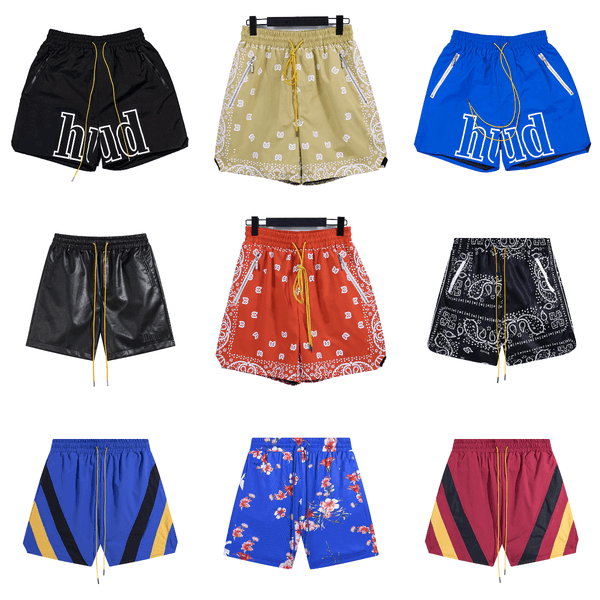 shorts men designer shorts men basketball shorts alphabet shorts spring and summer new drawstring casual beach pants trendy brand retro sporty five-inch shorts