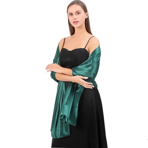 Elegant Silky Evening Dresses Shawls for Women Wedding Party Shawl Bride Bridesmaid Boleros Shrugs Banquet Capes Wraps 250514