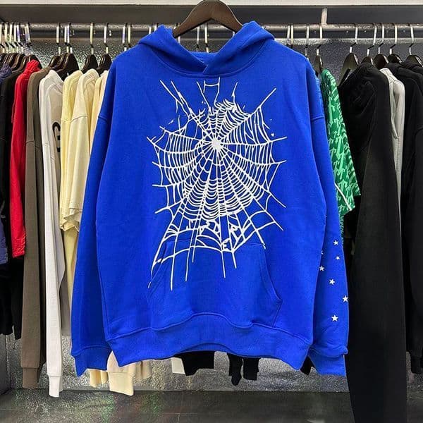 Spyder Designer Mens Hoodie Young Thug Hoodies Spyder Sweatshirt Hip Hop Sportswear Shorts Foam Letter Printing Y2k Pants Web Puff Printed Spider Hooded C4c