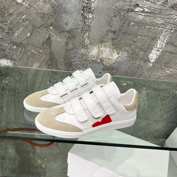 26ss Shoes Women love Casual white shoes luxury suede leather Paris Beth fashion sneaker Size 35-40