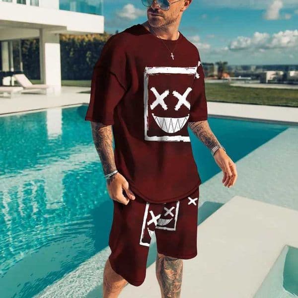 Fashion 3D Lion Printed Mens Tracksuit 2 Piece Suit Womens Woman Clothing Sweatshirt Oversized T-shirt Hot Tops Sports 2023 W250515
