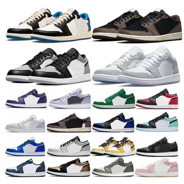 Men Basketball Shoes 1s Women Trainers Blue Moon Red Banned Bred Chicago Black Toe Court Purple Game Royal UNC Shadow Mens Sneakers