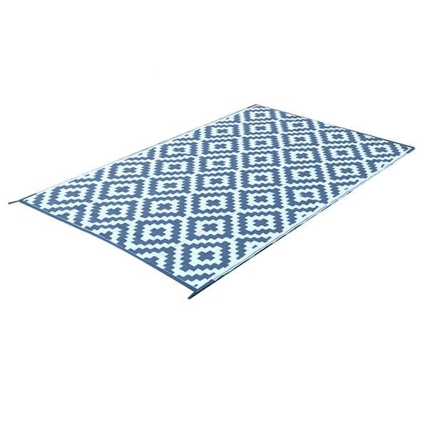 Beach Mat Portable Folding Plastic for Outdoor Picnic Camping Gray White 250515