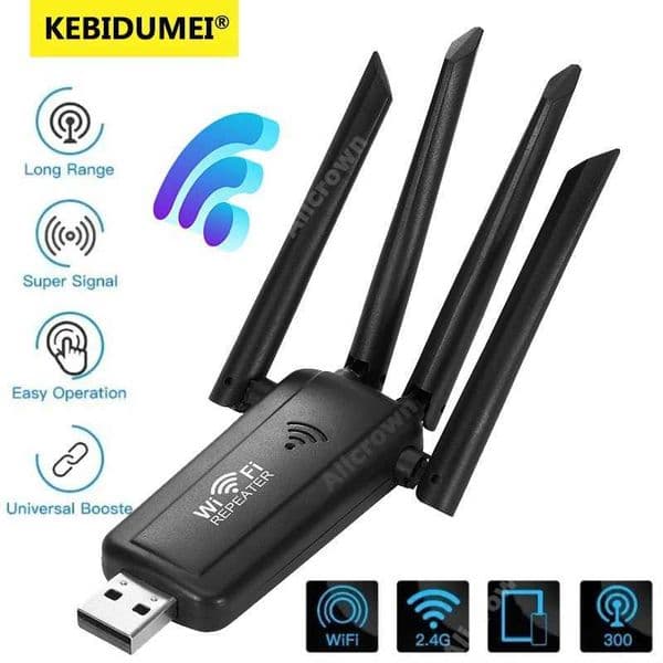300Mbps Wireless WIFI Repeater Remote 4 Antenna Wifi Extender Amplifier 802.11N WiFi Booster Repeater Amplifier Wi Fi Reaper X250516