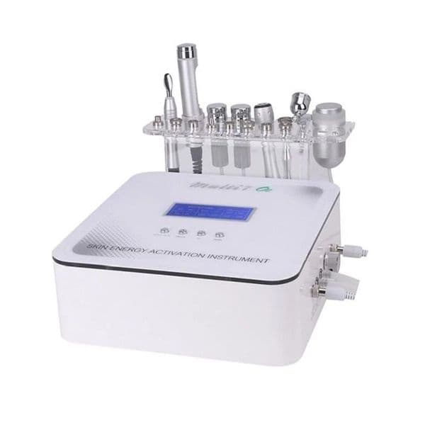 Newest 7 In 1 Multifunctional Hydro Ultrasonic RF Instrument Microcurrent Face Lift Skin Management Microdermabrasion Machine