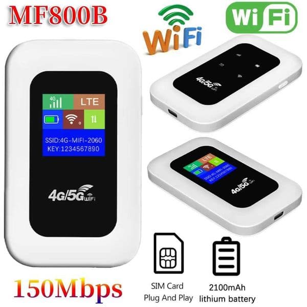 4G LTE WiFi Router Modem Portable Hotspot Pocket WiFi SIM Card LTE Router Mobile Wireless Router with SIM Card for Asian Europe X250516