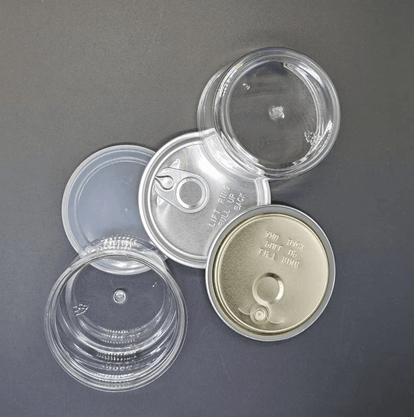 Customize plastic cans Empty Bottles packaging 33*65mm Food Grade Jars Container 100ml Plastic Can Childproof Packaging