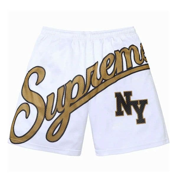 2025 Hot-selling Clothing Mesh Short White Loose Natural Comfortable Sweat-absorbing Quick-drying Mens and Womens Same Shorts Z250513