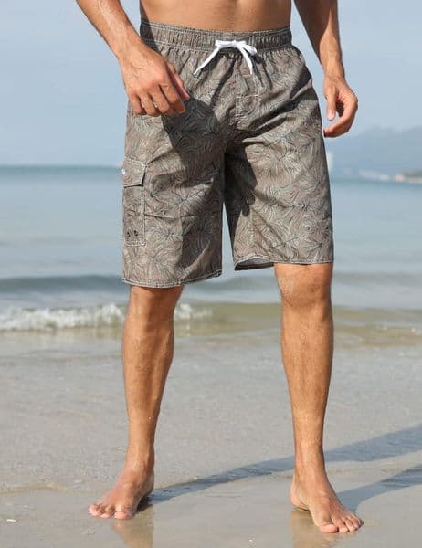 Mens Shorts Men's Beachwear Summer Holiday Swim Trunks Quick Dry Striped Graphic Beach Swim Sweat Pants