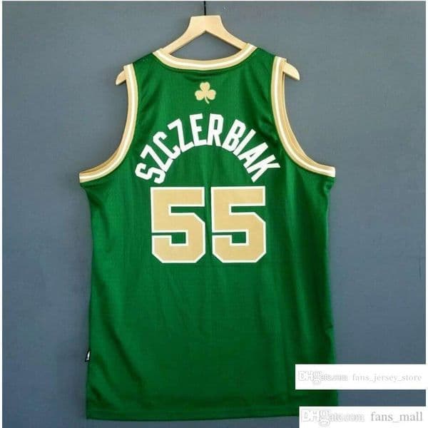 Custom Basketball Jersey Men Youth women Vintage Wally Szczerbiak St. Patrick's Day High School Size S-5XL Custom any name or number