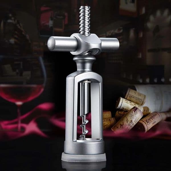 Red Wine Bottle Cork Remover Opener Restaurant Party Home Kitchen Grape Wine Zinc Alloy Corkscrew 250516