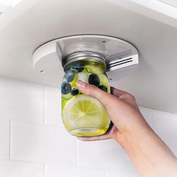 1pc Under Cabinet Jar Openers for Weak Hand Easy Grip Arthritis jar opener One Handed Gadgets Bottle Opener Kitchen Tools 250516