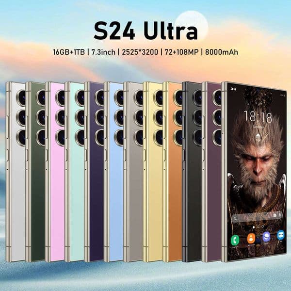 2024 New S24 Ultra 6.75-inch Smart Phone 3+64G Android 2025 4G Full Network