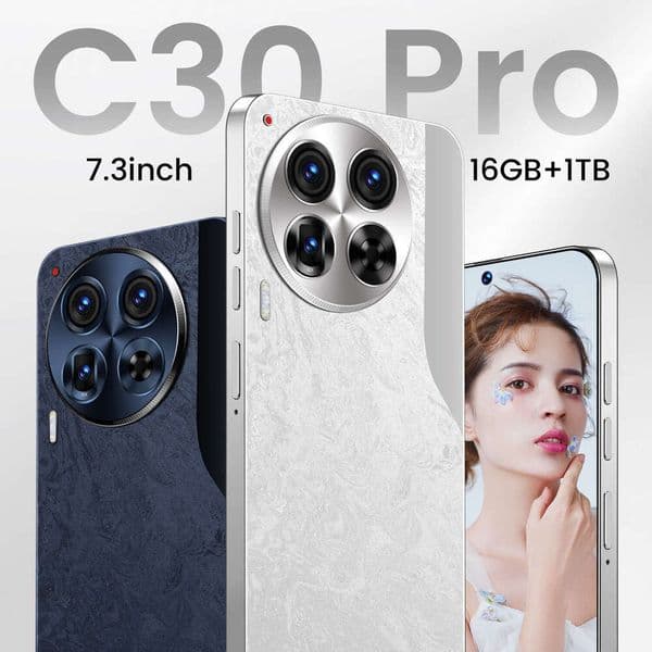 Hot 2025 New style selling Ozon new C30 Pro all-in-one 16GB+1TB Android intelligent large screen phone