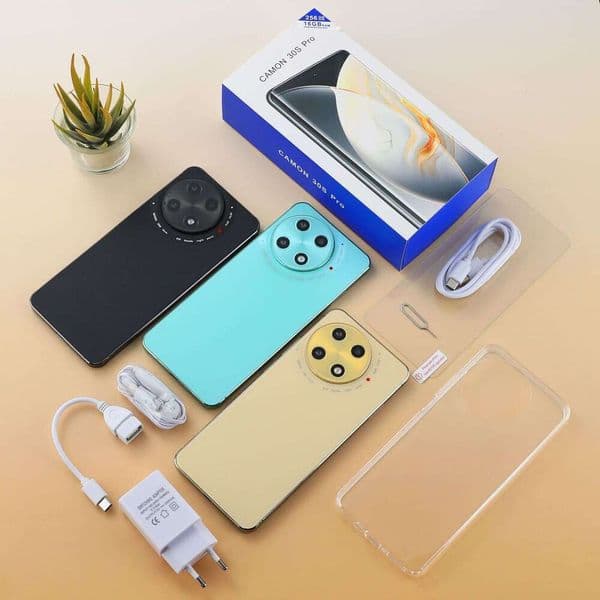 CAMON 30S Pro straight board smartphone with 6.8-inch screen, 2025 New style 3G dual SIM card+WIFI foreign language device