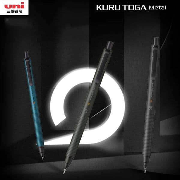 Uniball Kuru Toga Mechanical Pencil 0.5mm Upgraded Self-turning Continuous Core Automatic Pensils Japanese Stationery Supplies 250517