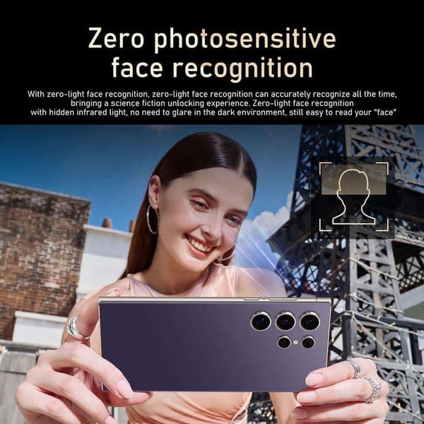 Phone S24 Ultra+7.3-inch large 2025 screen 4G version Android smartphone (Jin)