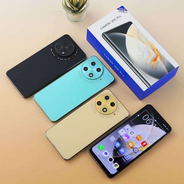CAMON 30S Pro straight board smartphone with 6.8-inch screen, 2025 New style 3G dual SIM card+WIFI foreign language device
