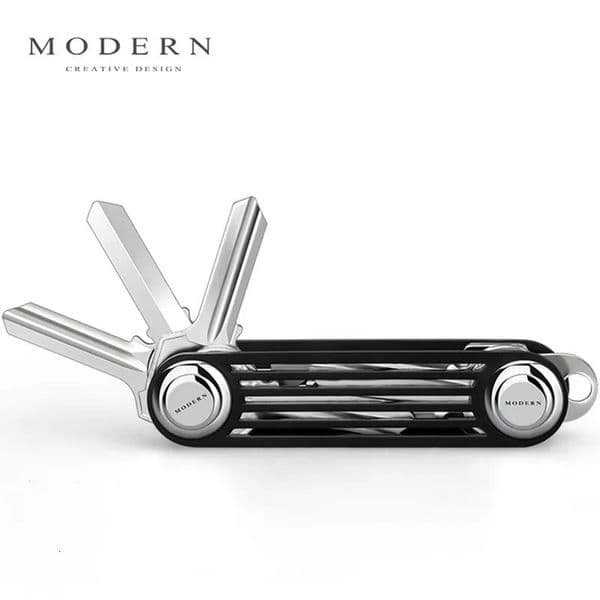 Aluminum Key Wallet Organizer Holder DIY Keychain EDC Pocket Key Case 250515