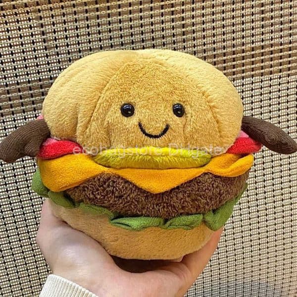 Plush Dolls Fun Burger Taco Pizza High Calorie Food Series Soft Toys as Gifts