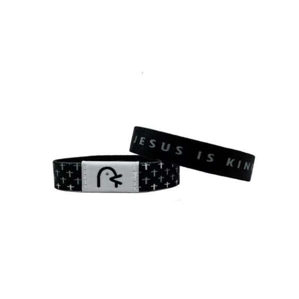 Tiktok Hot Selling Christian Gift Wearable Fabric Smart NFC Rfid Wristbands Custom Dropshipping Scan Daily Bible Verse Bracelet