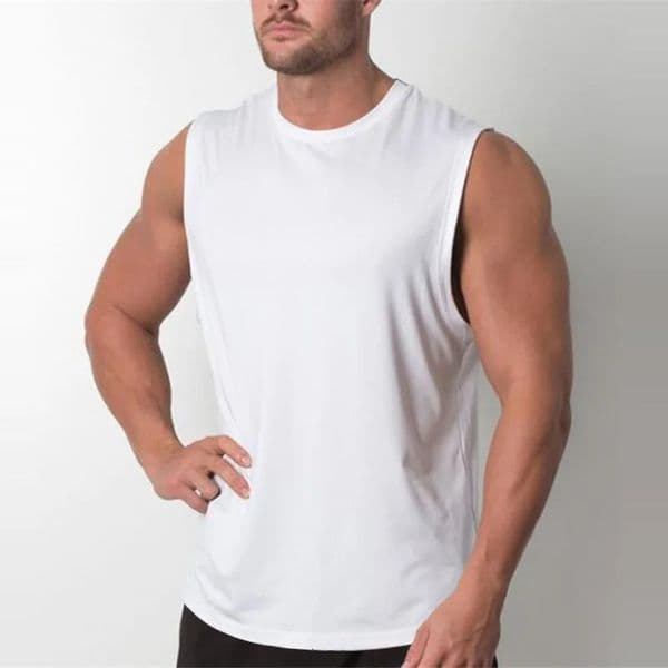 Plain Tank Top Men Bodybuilding singlet Gym Stringer Sleeveless Shirt Blank Fitness Clothing Sportwear Muscle Vest 250519