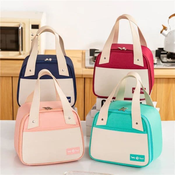Portable Large Capacity Thermal Bag for Lunch Bag Food Fresh Cooler Picnic Pouch Waterproof Office Student Insulated Dinner Bag 250519