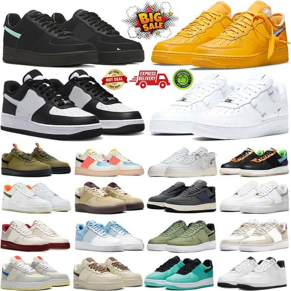 With box Designer Casual Shoes One Sneakers Skate Runner Triple White Black Wheat Ones High Low Cut Trainers Original Skateboard Outdoor Sports size 36-45