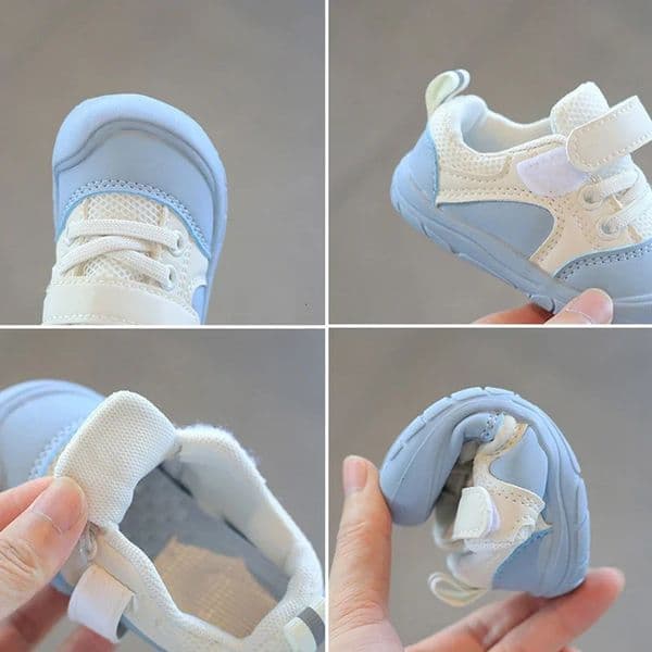 Walking Boy Soft Soles Anti-skid Childrens Casual Sneaker Mesh Breathable Baby Girl Shoes S260326