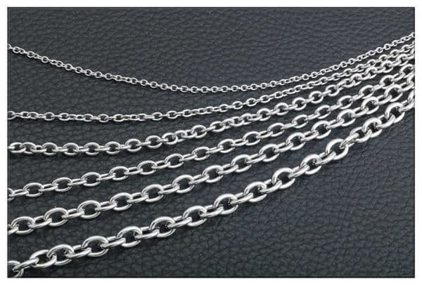 Chain For Man Stainless Non-Welded Cross-Shaped woman necklace Interlocking O-Shaped Chain, Titanium Steel Men's Women's Necklaces, Pendants, Tags And Chains 2