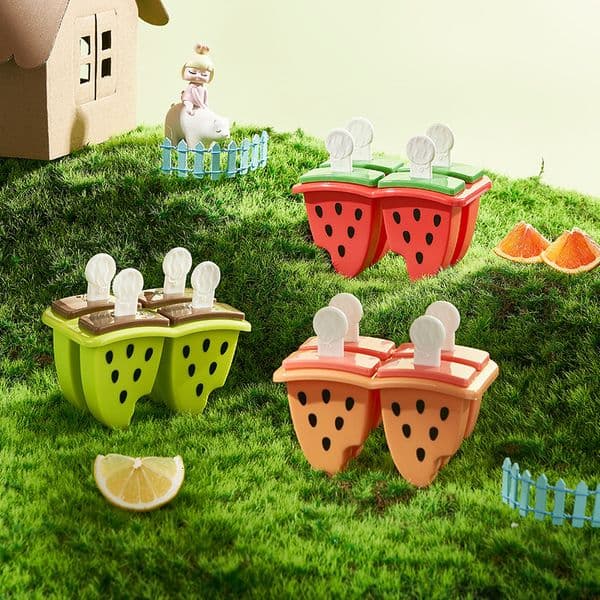 Summer cartoon home watermelon ice cream making homemade baby food popsicle mold