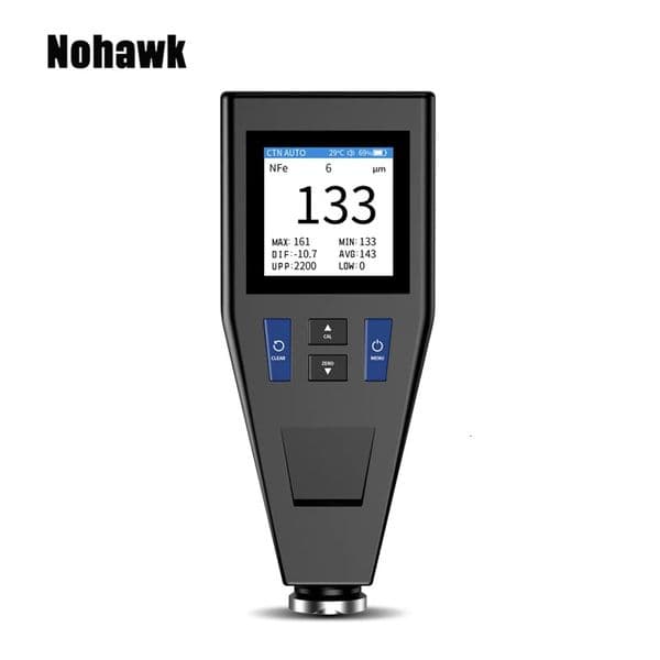 Color Screen Car Coating Thickness Gauge Digital Meter for Automotive Paint Thickness Measurement F/NF Automatic Detection 250516