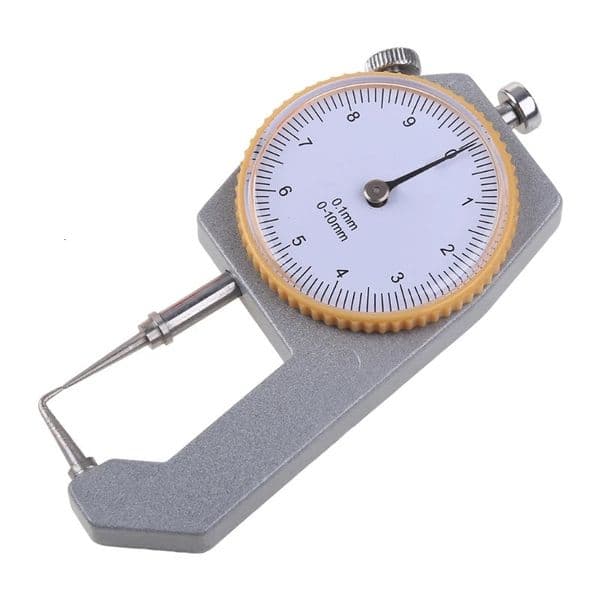 Thickness Gauge Tester Measuring 0-10mm Flat Sheet Leather Craft Tool High Manual Measuring Too 0.05mm 250516