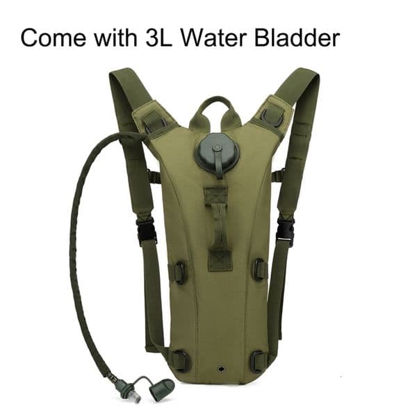 Outdoor Hydration Pack 3L Water Bladder Backpack Waterproof Water Bag for Running Hiking Cycling Camping 250519