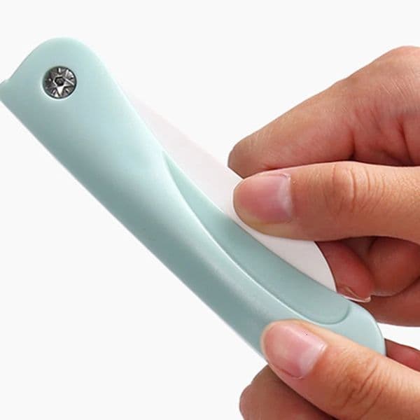 1PC Mini Ceramic Fruit Knife Kitchen And Bar Supplies Portable Folding Creative Paring 250516