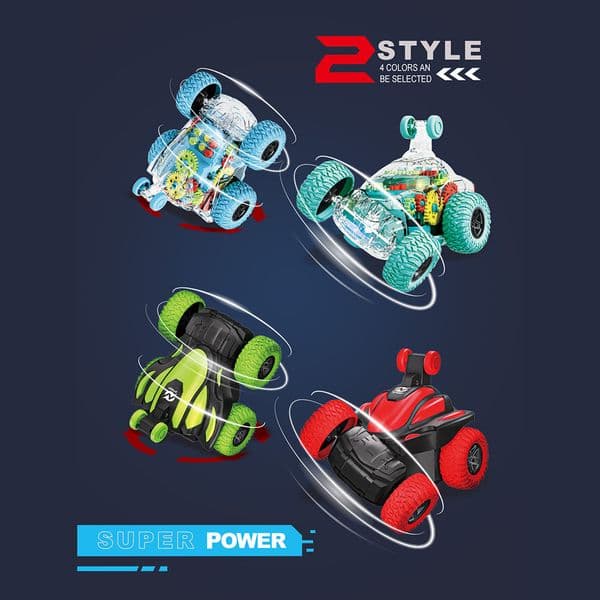 2026 Rc Crawler Four Way Control Electric Dump Truck, Children's Wireless Remote Control, Cool Stunt Spinning radio control car Car Toy Drift Car