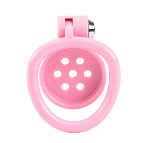 Cockrings Pink Male Penis Chastity Cage Set Small Bird 5 Cock Rings With Urethral Sound Plug Bondage Slave Man Sex Toy sale_N4WA