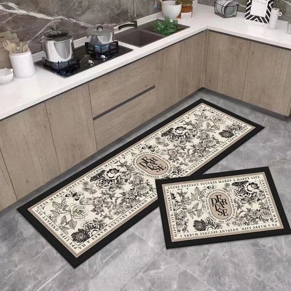 Nonslip Kitchen Floor Mat Long Rug Rugs Printed Balcony Bathroom Foot Pad Home Decor Carpet entrance 250521