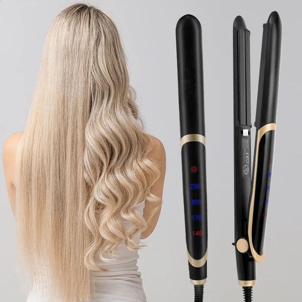 Professional Recovers Damaged Hair Tool with Ultrasonic Infrared Hair Care Iron Cold Flat Iron Hair Treament Styler 260126