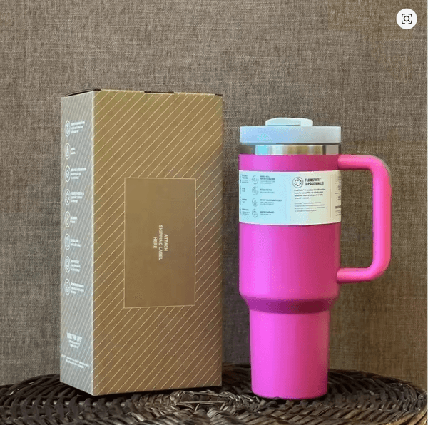 3 days delivery US warehouse New 30oz 40oz Tumbler with Straw Lid Stainless Steel Coffee Thermos Cup Double Wall Vacuum Insulated Car Travel Mugs