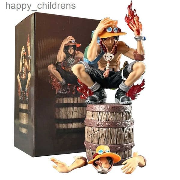 34cm Anime Figures Monkey D Ace Sabo Action Figure Collection Model Ornaments Toys Gifts PVC U250521 Y260522