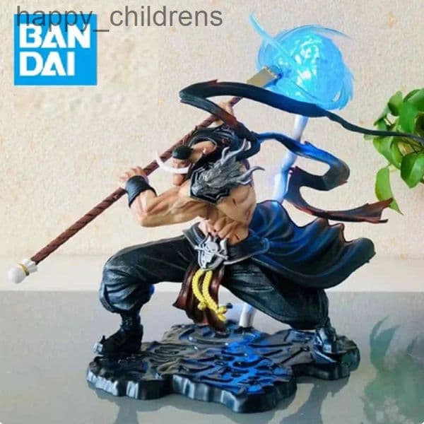 One Piece Anime Figure White Beard Edward Newgate Max Action Figure With Light Collection Decorations Statue Model Toy Gifts U250521