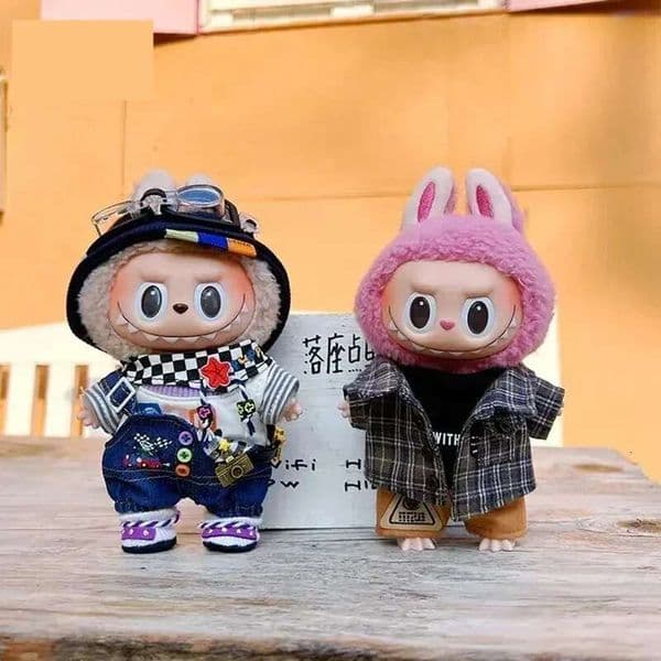 Labubu dolls are handmade clothing gifts, Christmas and Halloween gifts, Labubu plush toy clothes, and a variety of clothes can be freely matched