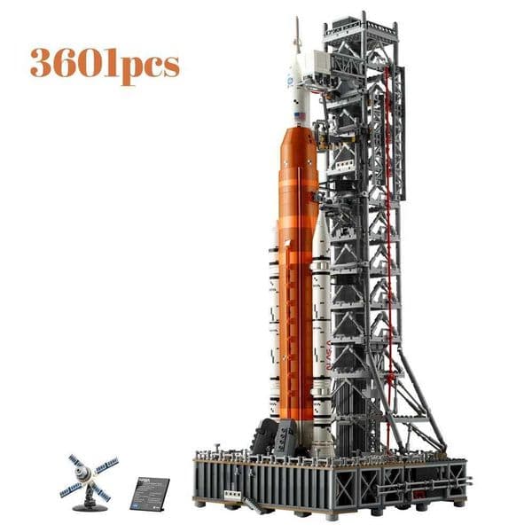 2025 New 3601Pcs NASA Space Rocket Launch System Model Building Blocks Kids Assembly birthday Toys Gift W250522