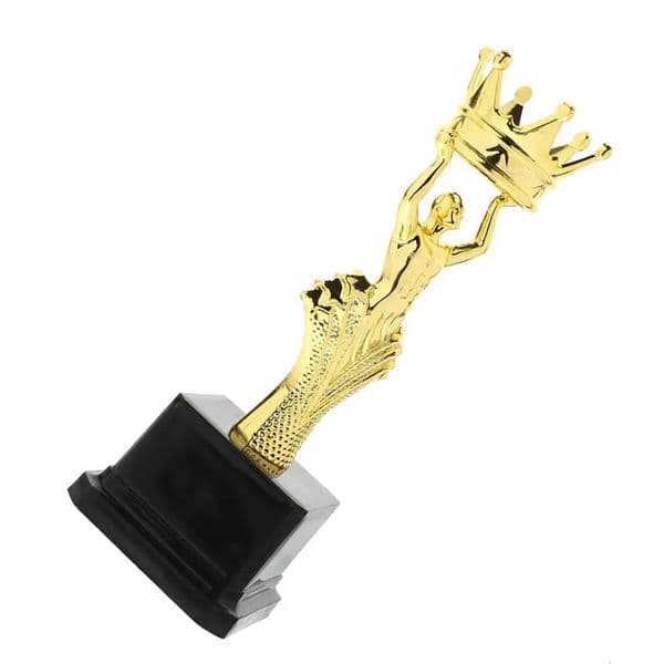 Plastic Trophy Cup Golden Award Kids Adults Student Competition Achievement Prize Reward Winner Event Recognition 250516