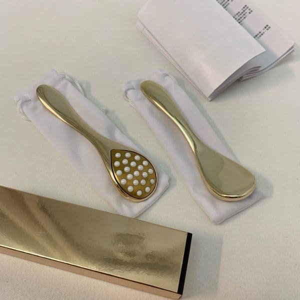 Metal Face Massage Stick facial lifting device roller ceramic pearl gua sha sheet massage brush home multi-functional beauty skin tool