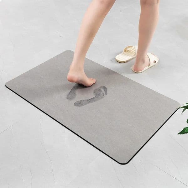 Bathroom Antislip Mat Diatom Mud Absorbent Pad Nordic Style Toilet Floor Soft Diatomite Carpet 250521