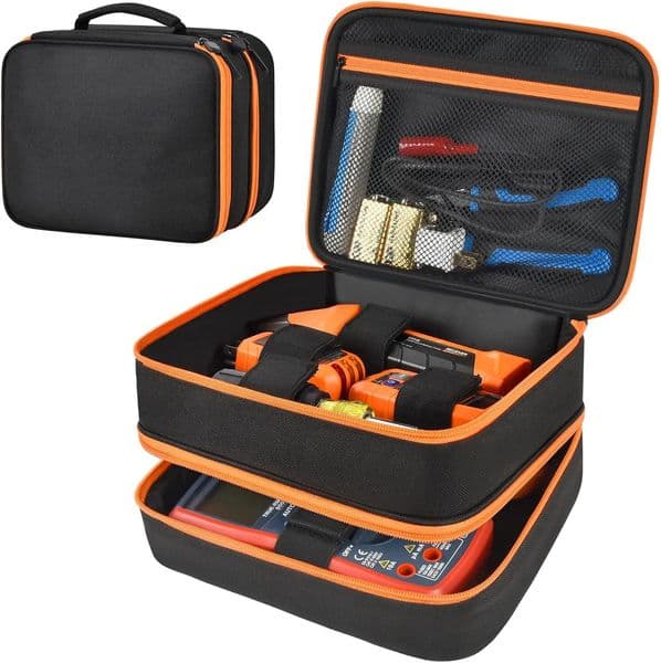 Travel Case Bag Compatible with Klein Tools ET310 AC Circuit Breaker GFCI Outlet Electrical Test Kit Home Tester Kit Storage 250522