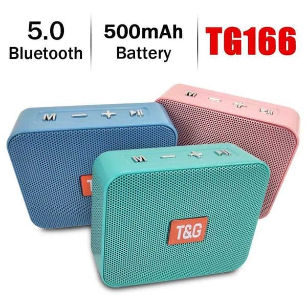 T G TG166 Portable BT Speaker Wireless Bass Column Boombox BT USB TF AUX Play Outdoor Loudspeaker For Smart Phone Tablet M250522