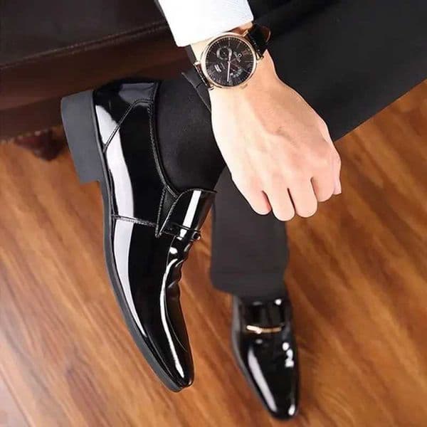 Dress Shoes Man Spring Autumn Official Casual Business Legitimate Leather Elegant Social Shoe for Men and Classic Gentleman 39XJ250522
